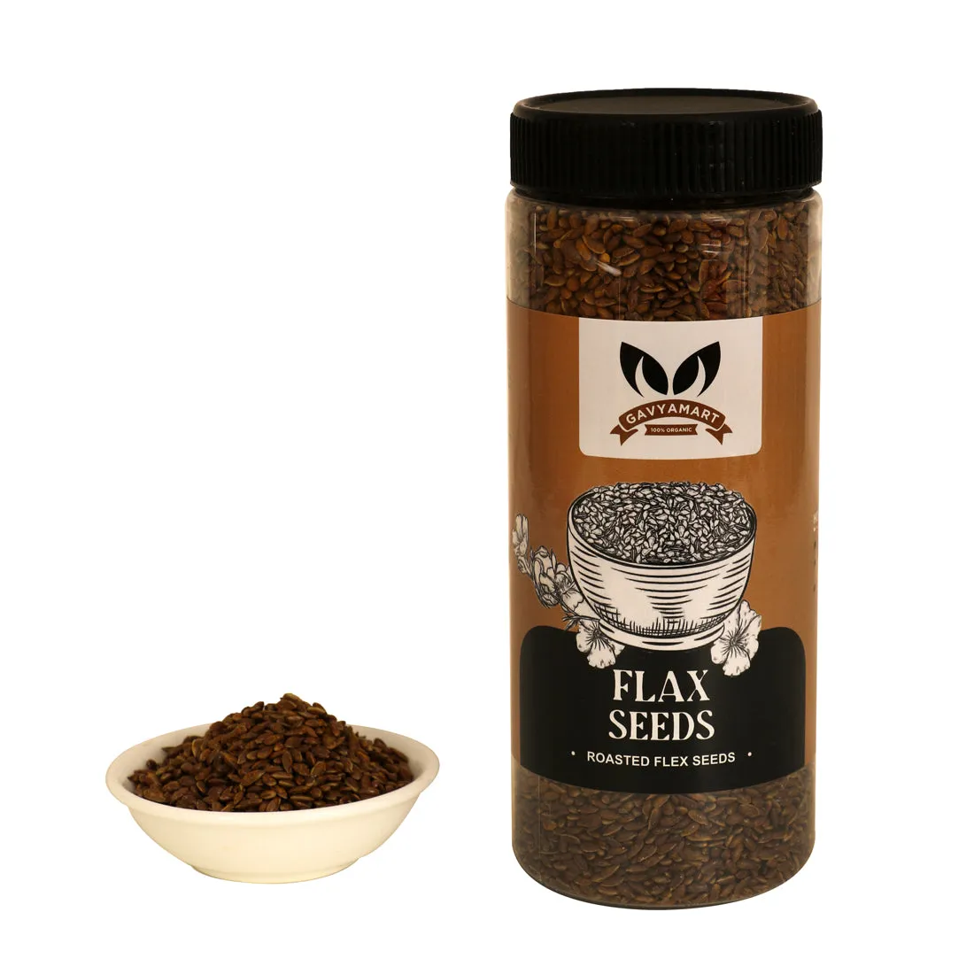 Roasted Flax Seeds (Alsi)