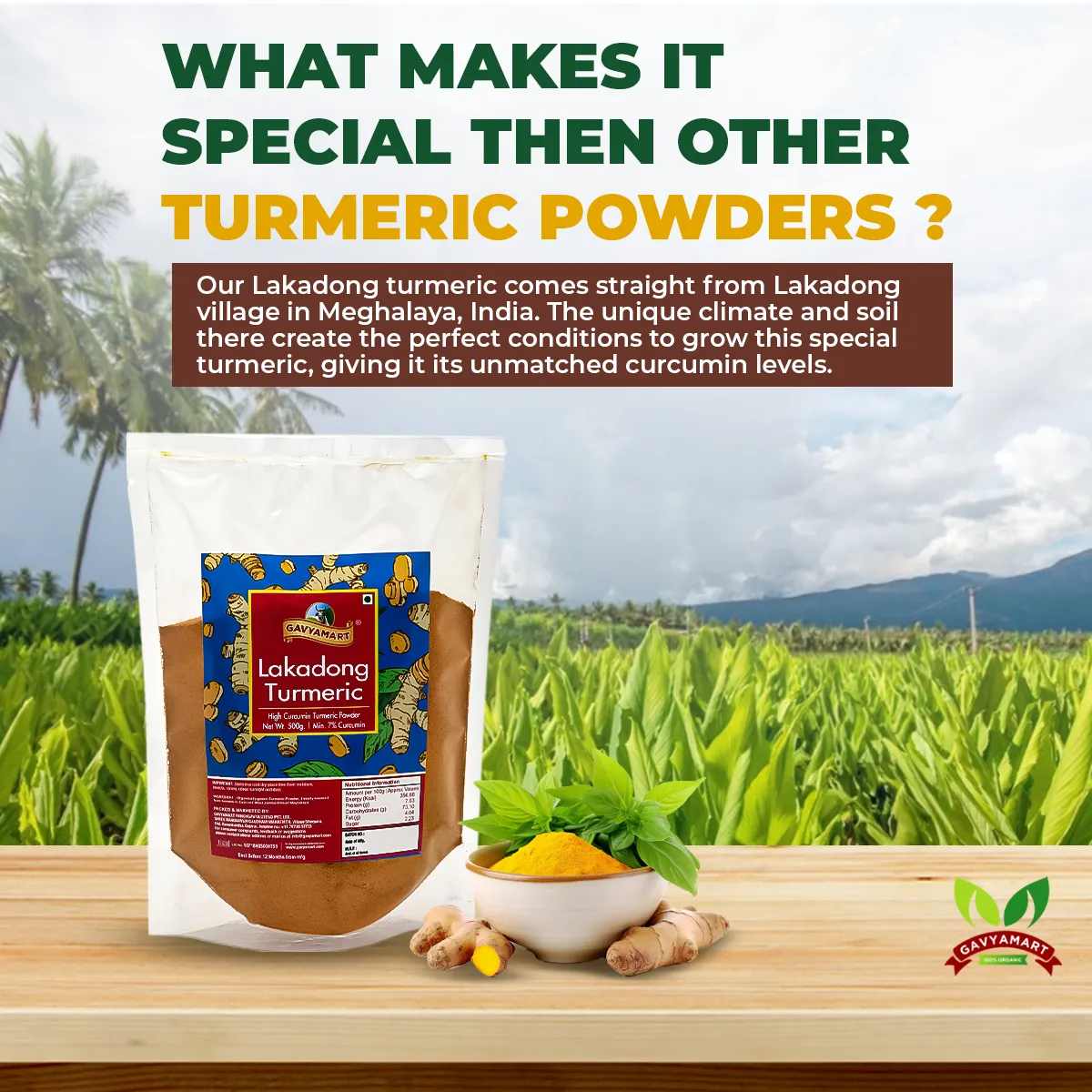 Lakadong Turmeric Powder – photo 4